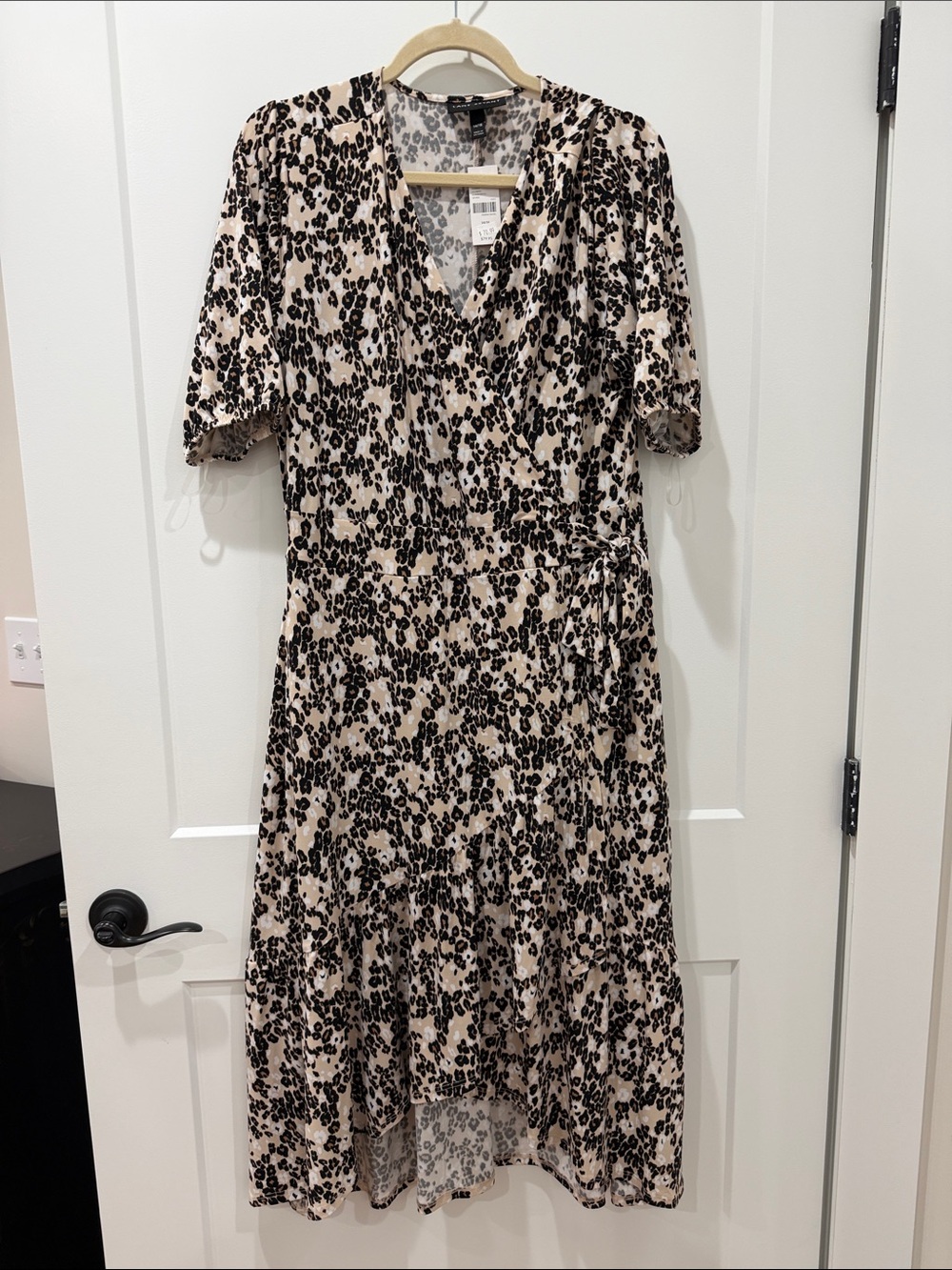 Lane Bryant Beige Leopard Print Dress